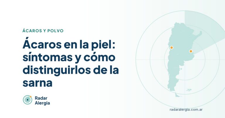 Radar Alergia: Ácaros en la piel: síntomas y cómo distinguirlos de la sarna