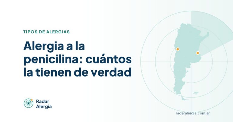 Radar Alergia: Alergia a la penicilina: cuántos la tienen de verdad