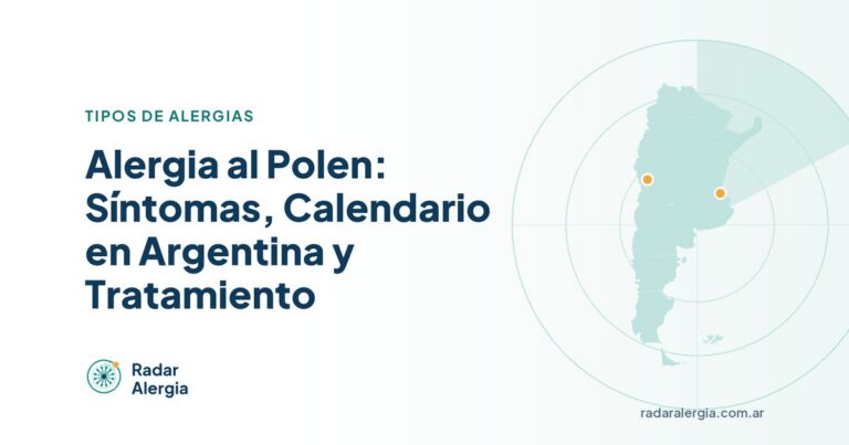 Radar Alergia: Alergia al Polen: Síntomas, Calendario en Argentina y Tratamiento