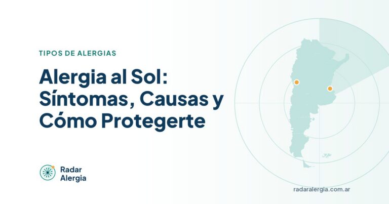 Radar Alergia: Alergia al Sol: Síntomas, Causas y Cómo Protegerte