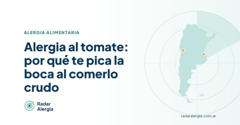 Radar Alergia: Alergia al tomate: por qué te pica la boca al comerlo crudo