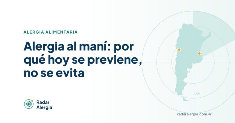 Radar Alergia: Alergia al maní: por qué hoy se previene, no se evita