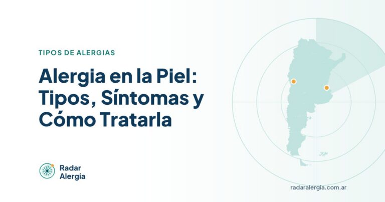 Radar Alergia: Alergia en la Piel: Tipos, Síntomas y Cómo Tratarla