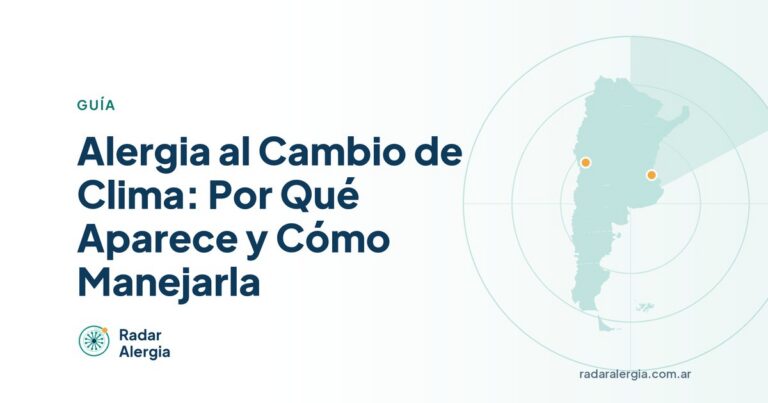 Radar Alergia: Alergia al Cambio de Clima: Por Qué Aparece y Cómo Manejarla