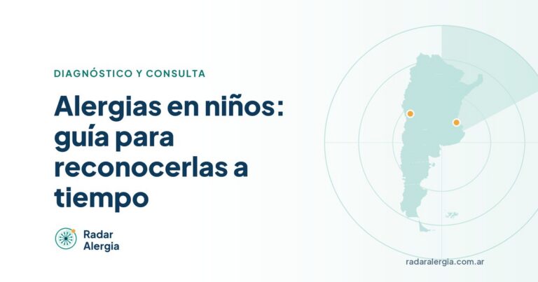 Radar Alergia: Alergias en niños: guía para reconocerlas a tiempo