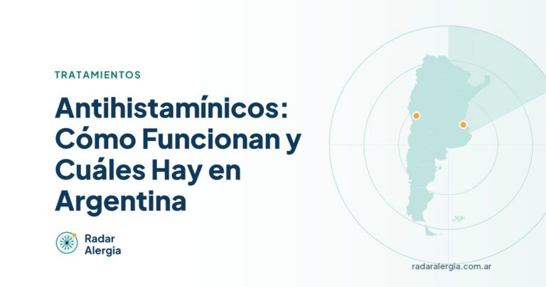 Radar Alergia: Antihistamínicos: Cómo Funcionan y Cuáles Hay en Argentina