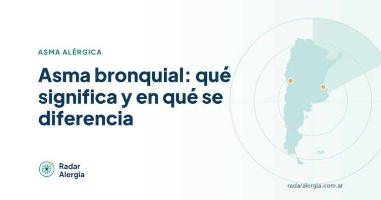 Radar Alergia: Asma bronquial: qué significa y en qué se diferencia