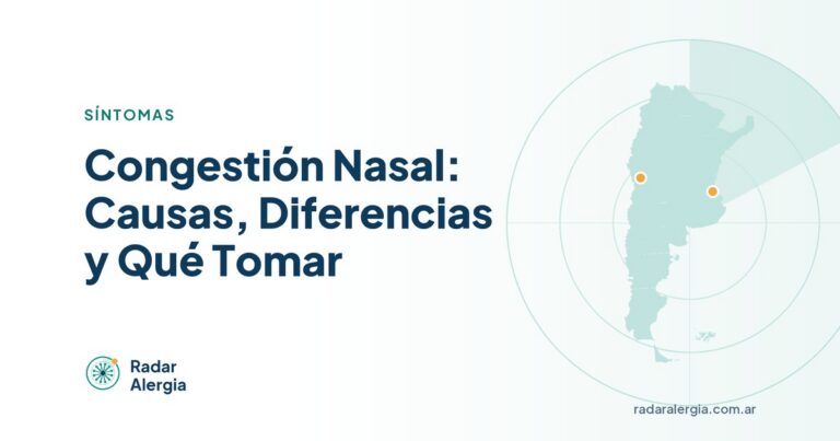 Radar Alergia: Congestión Nasal: Causas, Diferencias y Qué Tomar