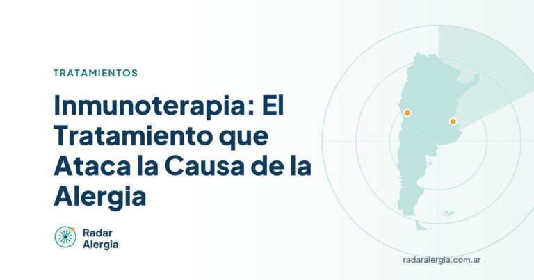 Radar Alergia: Inmunoterapia: El Tratamiento que Ataca la Causa de la Alergia