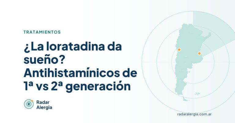Radar Alergia: ¿La loratadina da sueño? Antihistamínicos de 1ª vs 2ª generación