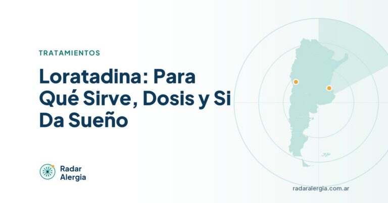 Radar Alergia: Loratadina: Para Qué Sirve, Dosis y Si Da Sueño