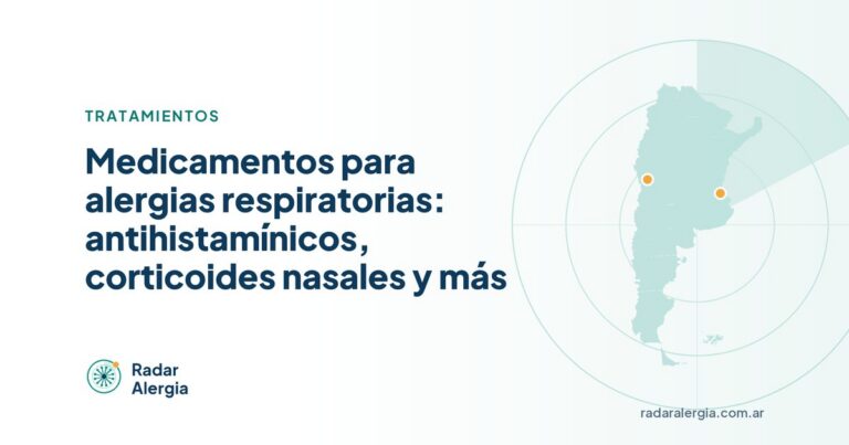Radar Alergia: Medicamentos para alergias respiratorias: antihistamínicos, corticoides nasales y más
