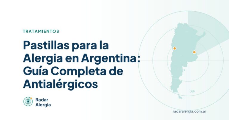 Radar Alergia: Pastillas para la Alergia en Argentina: Guía Completa de Antialérgicos