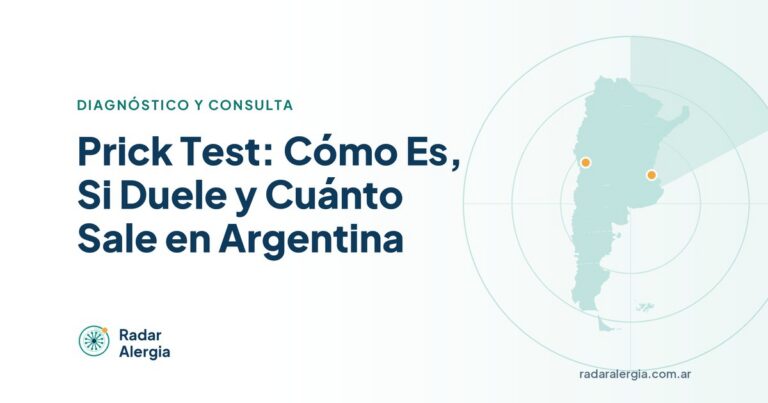 Radar Alergia: Prick Test: Cómo Es, Si Duele y Cuánto Sale en Argentina