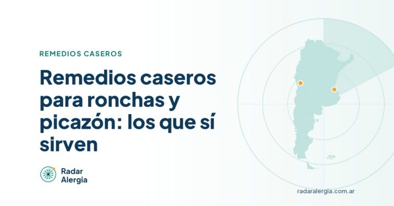 Radar Alergia: Remedios caseros para ronchas y picazón: los que sí sirven