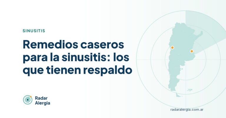 Radar Alergia: Remedios caseros para la sinusitis: los que tienen respaldo
