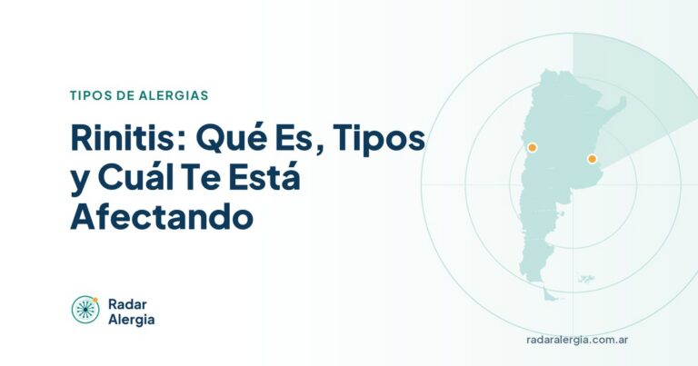 Radar Alergia: Rinitis: Qué Es, Tipos y Cuál Te Está Afectando