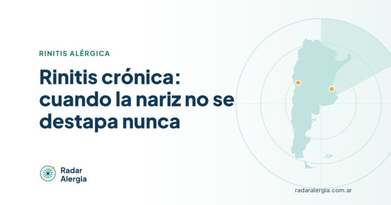 Radar Alergia: Rinitis crónica: cuando la nariz no se destapa nunca