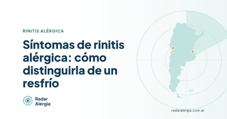 Radar Alergia: Síntomas de rinitis alérgica: cómo distinguirla de un resfrío