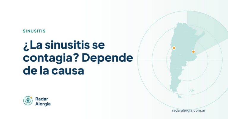 Radar Alergia: ¿La sinusitis se contagia? Depende de la causa