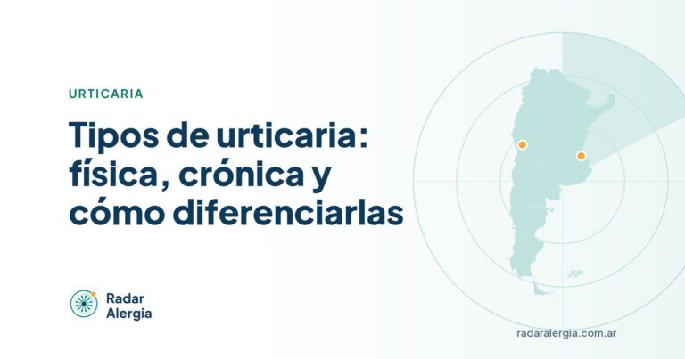 Radar Alergia: Tipos de urticaria: física, crónica y cómo diferenciarlas